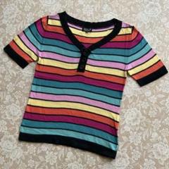 SONIA by SONIA RYKIEL マルチカラーカシミヤニット38サイズ tifana_1-240001095496