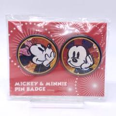 Disney ピンバッジ　缶バッジ　ミッキー　ミニー