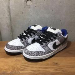 NIKE dunk sb low supreme cement 白 セメント