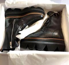 靴 sacai Wingtip Engineer Sock Boots Wingtip Engineer Sock Boots | sacai Official Store サカイ