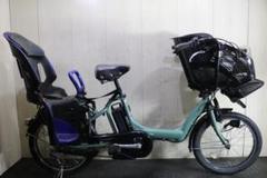 ブリヂストンアンジェリーノプティットe A20L14 8.7AH3段 無光沢黒 小柄なママでも安心の低床設計＞ 3人乗り(幼児2人同乗)対応 子