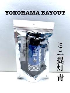YOKOHAMA BAYOUT ミニ提灯ホワイト　ブルー　2個セット 2個セット】YOKOHAMA BAYOUT ミニ提灯ホワイト ブルー 38灯