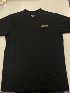 asics 吸湿速乾性 黒シャツ Mサイズ