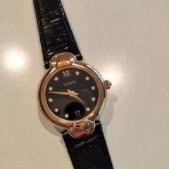 TISSOT アナログ腕時計 黒