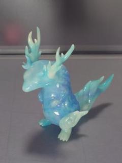 麟核　リンカク　切子ブルー　frogtree ソフビ　フィギュア　アートトイ 2019年11月22日からの「DesignerCon2019」へ出店する造形工房