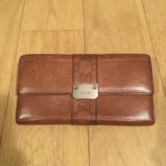 GUCCI 長財布 茶色