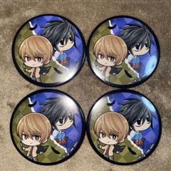 DEATHNOTE 夜神月 マット缶バッジ 2種類 18個セット　月　ライト DEATHNOTE デスノート ポップアップ マット缶バッジ 夜神月