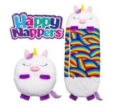 Happy Nappers (枕と寝袋がくっついた)ユニコーンスリーピングバック