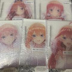 五等分の花嫁　一番くじ　中野三玖　バストアップアクリルボード　計5点 一番くじ 五等分の花嫁 中野三玖 バストアップアクリルボード
