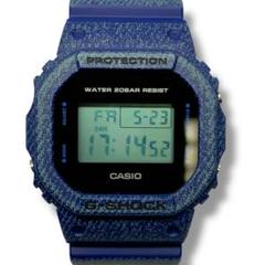 CASIO G-SHOCK デニム柄　ネイビー腕時計 G-SHOCK デニム柄 美品