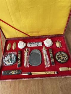 旧蔵　文房具　硯　希少老花梨木製・極彫刻　硯台 文房四宝 書道　置物　インテリア 81lWqA-KkxL._UF350,350_QL80_.jpg