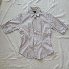 【美品】RALPH LAUREN コットンシャツ サイズ4 M ラルフローレン