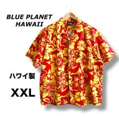 希少✨ パタロハ アロハシャツ 半袖 白 花柄 フラワー ゆったり XXL 希少✨ パタロハ アロハシャツ 半袖 白 花柄 フラワー ゆったり XXL