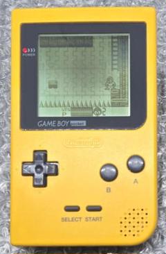 ゲームボーイ - ゲームボーイポケット 本体 イエロー ブラック 通信ケーブル ゲームボーイ（初代、ポケット、ライト、カラー）で使える通信