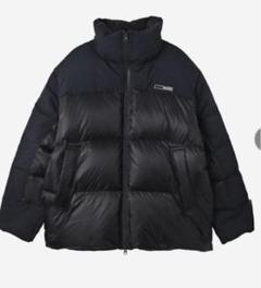 【セール】ReZARD ダウンジャケット Lサイズ ブラック リザード ReZARD Logo Printed Down Hooded Blouson （ブラック