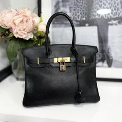 HERMES エルメス バーキン30 トリヨンクレマンス ブラック