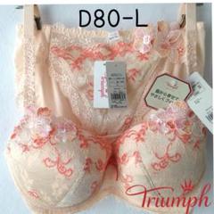トリンプ プレミアム レッドレーベル0090 ブラジャーショーツセットD80LL トリンプ プレミアム レッドレーベル0090 ブラジャーショーツ