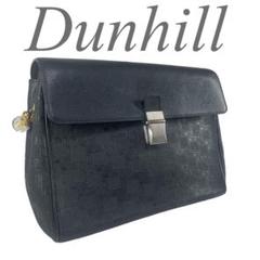 【美品】 Dunhill ダンヒル クラッチバック セカンドバック 黒 ブラック