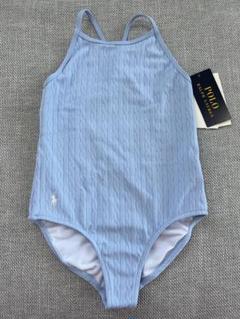 ラルフローレン　キッズ　水着　ブルー　女の子　サイズ120cm