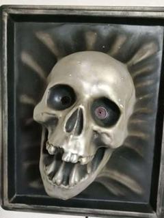 骸骨の立体壁掛けオブジェ