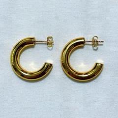 セール！ゴールド　21mm シルバー925 ピアス　フープピアス　常田大希着用 rGc4rcri.jpg