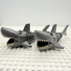 ゾンビ　鮫　激レア　2体セット　LEGO ブロック 正規品 No1204