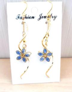 408②# ピアス ハンドメイド フラワー レジン 桜 夏ピアス