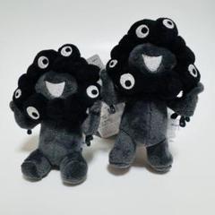 【新品未使用】ブラック　ミャクミャク　マスコット　立ち　座り　セット 新品未使用】ブラック ミャクミャク マスコット 立ち 座り