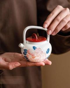 新品未使用 汝窯 美品 急須 茶枝濃粉盖碗 在銘 唐物 茶道具 煎茶道具 箱付 ◇茶道具 ・煎茶道具・香道具 | 3hige antique store | 京都・古