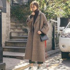 オンオフ使える◎コート ロング チェスター ブラウン 春 スプリング レディース