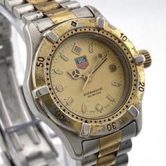 【稼働】TAG HEUER プロフェッショナル200 腕時計 デイト ゴールド