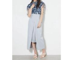 リエンダ rienda 2way プリーツ タイト Aライン スカート 美品 S