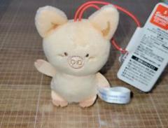 ファンシーアラモード　ザシキブタ　ぬいぐるみキーホルダー マイスウィートピアノちゃんの巾着バッグとザシキブタの