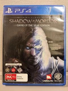 海外版 PS4 Shadow of Mordor