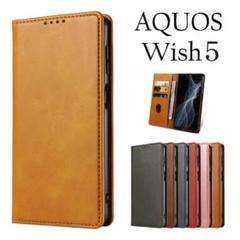 AQUOS Wish5ケース　アクオスウィッシュ5 ベルトなし マグネットLB