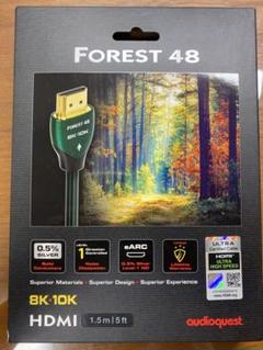 オーディオクエスト Forest48 HDMI 1m audioquest Amazon | audioquest オーディオクエスト HDMIケーブル 48G 4K