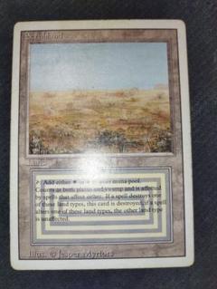 MTG　Scrubland　イタリア語1枚　3ED版　ゆうゆうメルカリ便発送 MTG 3ED リバイズド Scrubland 英語版 1枚 - メルカリ