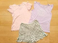 エニィファム　トップス2枚とショートパンツセット　まとめ売り