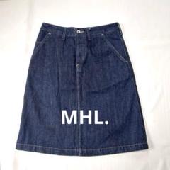 MHL. CANTON デニムジャケット　ブルゾン　ネイビー　濃紺　M 美品 MHL. CANTON デニムジャケット ブルゾン ネイビー 濃紺