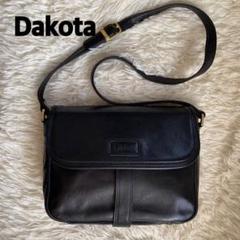 Dakota 黒 レザー ショルダーバッグのサムネイル