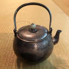 銀急須 銀瓶 骨董品