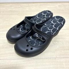 新品未使用 クロックス サボ・クロッグサンダル 24cm 黒 サボ サンダル クロックス CROCS クラッシュ クロッグ22-25cm