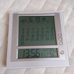 SEIKO（セイコー）マンスリーカレンダーつき 置き掛け時計 SQ422W