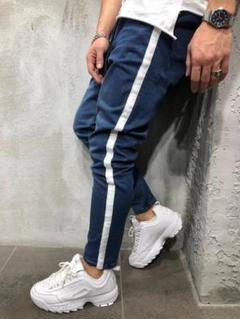 ストレッチ ブルージーンズ ホワイトライン dapjtw