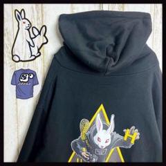 【限定コラボ】エフアールツー、ハフ☆両面プリントパーカー 即完売モデル 入試困難