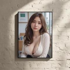 Z6389 A4 ポスター 夏目彩音 お姉さん 美人 水着