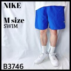 ナイキ メンズ 水着 水泳パンツ スイムパンツ インナー付 青 ブルー M