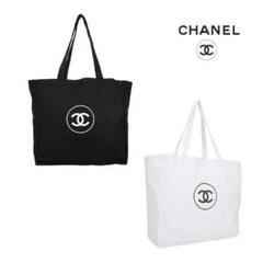 CHANEL トートバッグ ノベルティ キャンバス シャネル ホワイト 新品/未使用】CHANEL シャネル キャンバス トートバッグ
