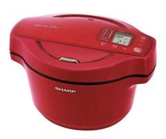 シャープ 自動調理 鍋 ヘルシオ ホットクック 1.6L 無水鍋レッド