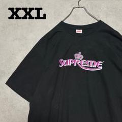 【入手困難】シュプリーム XXL センターロゴ 冠 クラウン Tシャツ USA製
